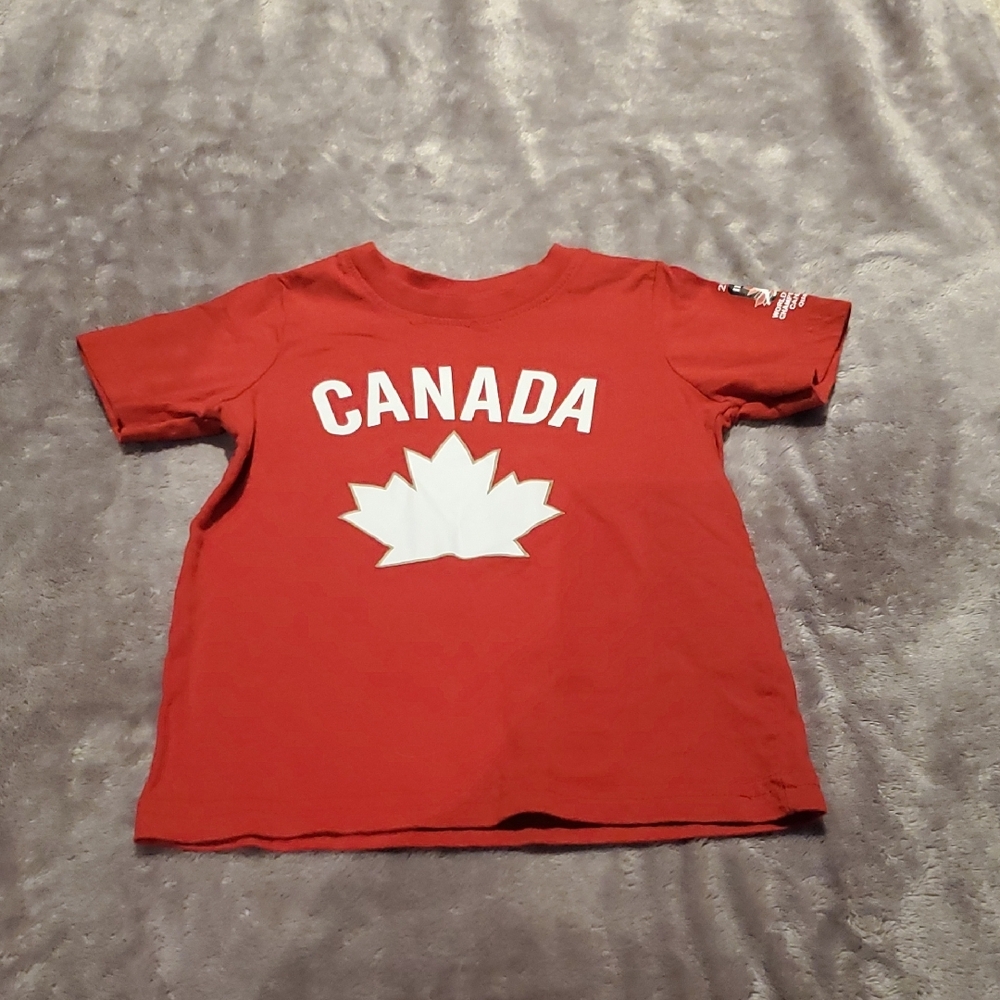Kids Canada Maple Leaf T-Shirt Set - Blue & Red - Picture 5 of 8
